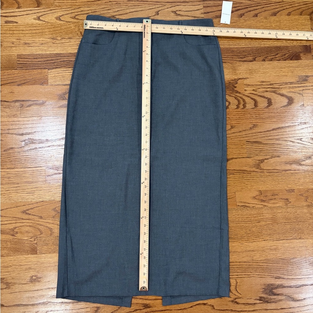 NWT A&F Charcoal Pencil Skirt - Picture 7 of 7